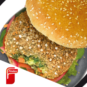 HAMBURGUESA VEGANA KALE Y QUINOA FINDUS