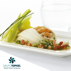 FILETE SOLLA RELLENO MOUSSE DE GAMBA TOPGEL