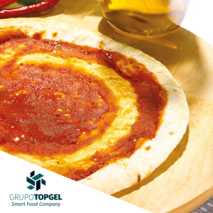 BASE PIZZA CON TOMATE TOPGEL