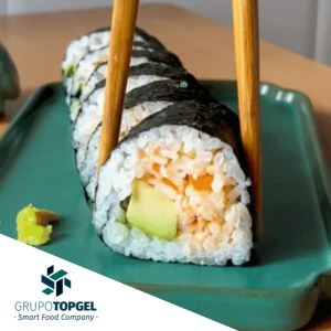 MAKI SURIMI QUESO Y AGUACATE TOPGEL