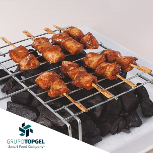 MINI BROCHETA POLLO TERIYAKI TOPGEL