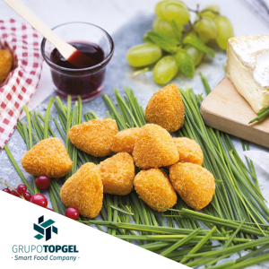 TRIANGULO QUESO BRIE EMPANADO FUNDIDO TOPGEL