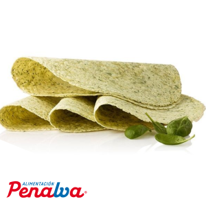 TORTILLA-WRAP TRIGO ESPINACAS